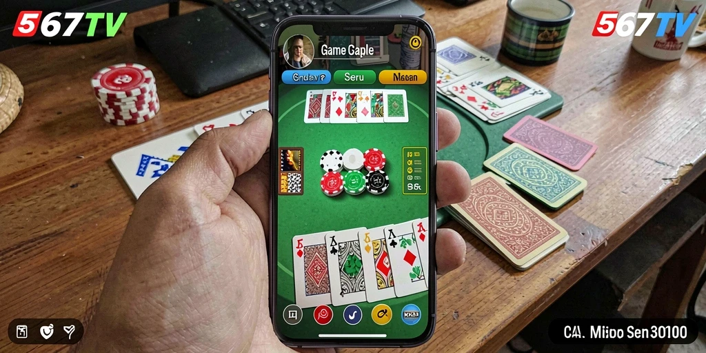 Screenshot gameplay Gaple di 567TV yang seru.