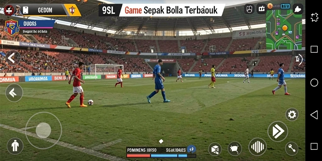 Tampilan gameplay 9SL yang realistis dan menarik.