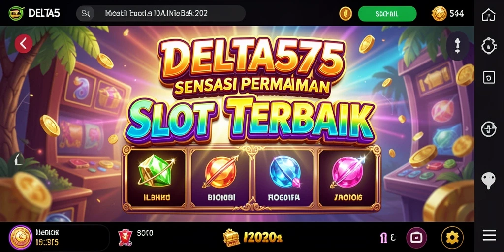 Tampilan gameplay seru dari permainan Slot DELTA575.