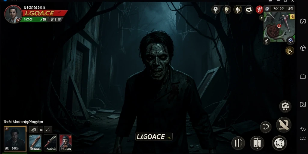 Tampilan menakutkan dari gameplay LGOACE yang mencekam.