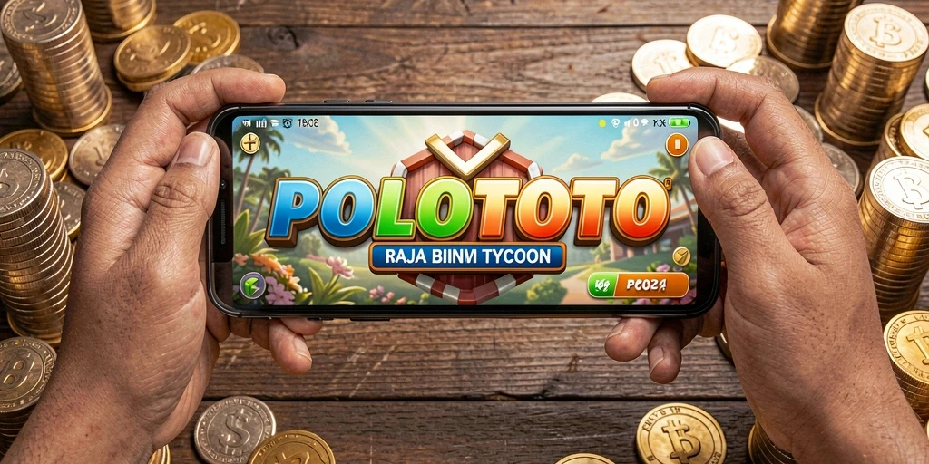 Tampilan gameplay POLOTOTO yang seru dan menarik.