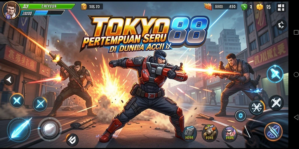 Tampilan screenshot gameplay <strong>TOKYO88</strong> yang menampilkan aksi seru.