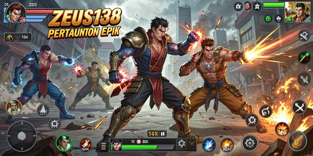 Tampilan menakjubkan dari gameplay ZEUS138 yang intens.